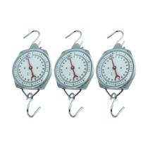 Kit 3 Dinamômetro Circular Faixa 0 A 50Kgf Indicação Analógica Tipo Relógio Ar-1050 Portátil Instrutherm