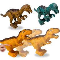 Kit 3 Dinossauros Corda Brinquedo Presente Infantil Menino