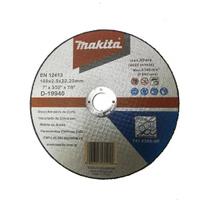 Kit 3 Disco Corte 180mm P/metal D-19940 Makita C/2,5mm Fino