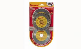 Kit 3 Disco Diamantado Continuo, Segmentado e Turbo Starrett
