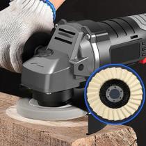 Kit 3 Disco Flap Feltro Polimento 115 X 22,23mm - Atopy Kit 3 Disco Flap Feltro Polimento 115 X 22,23mm - Atopy