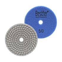 Kit 3 Disco Lixa Diamantada Brilho D'agua 4 Pol Grão 50 Kit 3 Disco Lixa Diamantada Brilho D'agua 4 Pol Grão 50