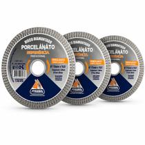 Kit 3 Disco Porcelanato Turbo Extra Fino 115mm Pyramid