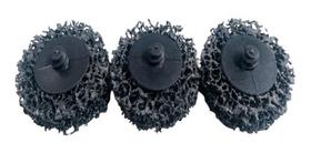 Kit 3 Disco Roloc 3M CS Scotchbrite 3 Polegadas