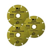 Kit 3 Disco Serra Madeira Laser Tungstênio 7.1/4'' 180Mm Kit 3 Disco Serra Madeira Laser Tungstênio 7.1/4'' 180Mm