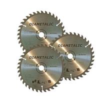 Kit 3 Disco Serra Para Madeira 180mm 7.1/4'' 36 Dentes