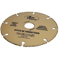 Kit 3 Discos De Tungstênio 110Mm Corte De Madeira Gesso Pvc Kit 3 Discos De Tungstênio 110Mm Corte De Madeira Gesso Pvc