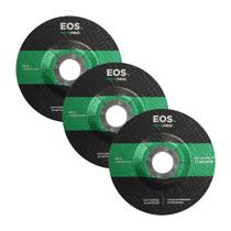 Kit 3 Discos Esmerilhadeira Para Desbaste 115Mm Ded115 - Eos