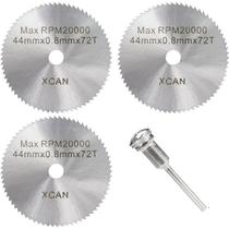 Kit 3 Discos Lâmina Serra 44Mm Hss Haste 3Mm Micro Retífica Kit 3 Discos Lâmina Serra 44Mm Hss Haste 3Mm Micro Retífica