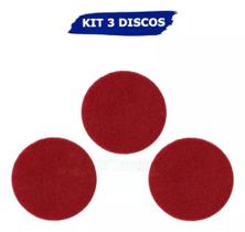kit 3 Discos Limpadores Vermelho 350mm Enceradeira Scotch-brite 3m kit 3 Discos Limpadores Vermelho 350mm Enceradeira Scotch-brite 3m