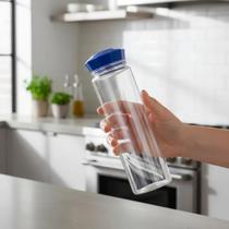 Kit 3 Dispenser De Alimentos Squeeze Acrílico 510ml Azul Kit 3 Dispenser De Alimentos Squeeze Acrílico 510ml Azul