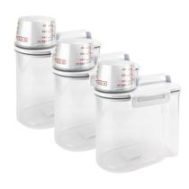 Kit 3 Dispenser Multiuso Dosador 1,5 Litro Com Vedação