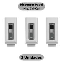 Kit 3 Dispenser p/ Papel Higiênico Cai-Cai BR Street Nobre