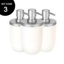 Kit 3 Dispenser Sabonete Porta Sabonete para Banheiro Líquido Saboneteira