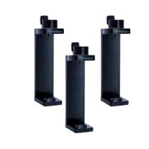 Kit 3 Dispenser Shampoo Sabonete Condiconador Premisse 400ml Organização Higiene Banheiro Hotelaria Salão Clínica Shopping Empresa Comércio Hotel