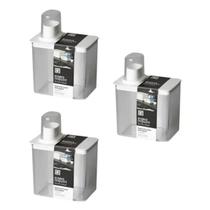 Kit 3 Dispensers Lumini Retangular Para Lavanderia