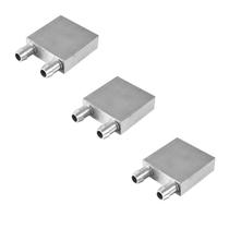 Kit 3 Dissipador De Calor 40x40x12mm P. Peltier Water Block