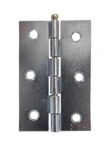 Kit 3 Dobradiça Zincada para Porta / Janela Madeira 2.1/2"