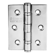 Kit 3 Dobradiças Silvana 882 Rolamento - 3x2,5" Inox Polido