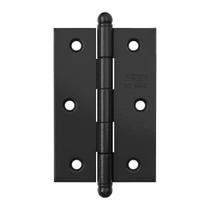 Kit 3 Dobradiças Stam 1,7mm Pino Bola S/ Anel 3 un. Preto Fosco