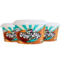 Kit 3 Doce de Leite 250g Zero Açúcar Fit Exercício Funcional - Hey! Mu