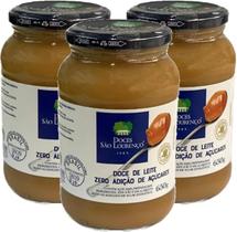 KIT 3 Doce De Leite Diet São Lourenço 650g