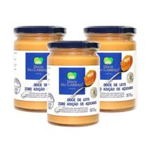Kit 3 Doce de Leite Diet Zero Açúcar 375g São Lourenço Kit 3 Doce de Leite Diet Zero Açúcar 375g São Lourenço