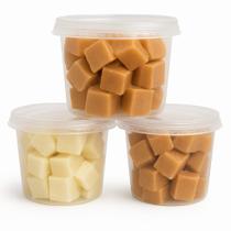 kit 3 doce leite Tropical cubos 1 Puto, 1 Coco, 1 Café - 400g