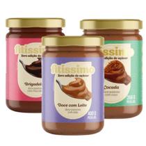 Kit 3 Doces Fitíssimo Diet 400g Zero Açúcar, Zero Lactose e Sem Glúten - Dieta Fácil Kit 3 Doces Fitíssimo Diet 400g Zero Açúcar, Zero Lactose e Sem Glúten - Dieta Fácil