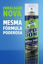 Kit 3 Domline Brilho Inox 250ml Limpeza e Proteção para Aço Inox