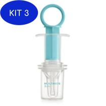 Kit 3 Dosador De Remédio 2 Em 1 Safe Baby - Multikids