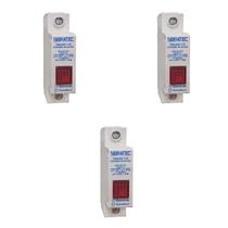 Kit 3 DPS Modelo SPD Monopolar 10kA à 20kA 275V Classe II Sibratec Kit 3 DPS Modelo SPD Monopolar 10kA à 20kA 275V Classe II Sibratec