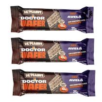 Kit 3 Dr Peanut Barra Doctor Wafer Avelã 25g 6g Proteina Zero Açúcar Kit 3 Dr Peanut Barra Doctor Wafer Avelã 25g 6g Proteina Zero Açúcar