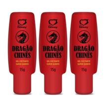 Kit 3 Dragão Chinês Gel Excitante Super Quente 15g Sexy Fantasy