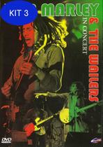 Kit 3 DVD Bob Marley & The Wailers In Consert