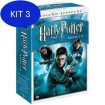 Kit 3 Dvd Box Harry Potter Anos 1 - 5 - 6 Discos - Warner Bros. Entertainment