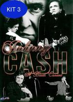 Kit 3 DVD Johnny Cash A Black Concert - Usa filmes