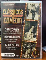 Kit 3 dvd's classicos da comedia - coleção 1 ao 3