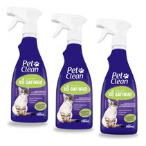Kit 3 Educadores Sanitário Xo Gatinho Spray 500ml Pet Clean Kit 3 Educadores Sanitário Xo Gatinho Spray 500ml Pet Clean