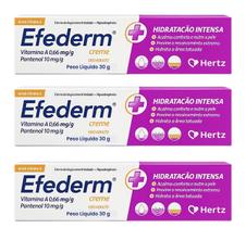 Kit 3 Efederm Creme Recuperador Da Pele 30g