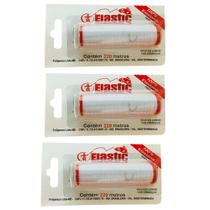 Kit 3 Elastic - Linha Elástica Para Amarrar Isca (3 X 110 Metros)