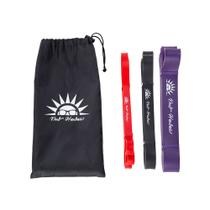 Kit 3 Elástico Para Exercício Funcional Bumbum Band Extensor - NewHawaii