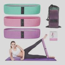 Kit 3 Elástico Para Exercícios Thera Band Extensor 3 Níveis KIT 3 ELASTICOS LARGOS