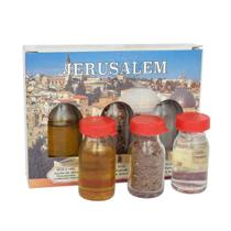 Kit 3 Elementos Terra Santa Jerusalém - Água, Terra, Óleo