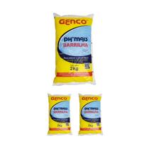 Kit 3 Elevador De Ph Granulado Barrilha 2kg - Genco