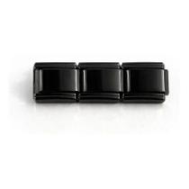 Kit 3 Elos Extensor Pulseira Italiana Aço Inoxidável Steel Kit 3 Elos Extensor Pulseira Italiana Aço Inoxidável Steel