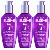 Kit 3 Elseve Levantador de Colágeno LOréal Paris 100ml Volume e Força Kit 3 Elseve Levantador de Colágeno LOréal Paris 100ml Volume e Força