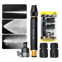 Kit 3 Em 1 Bico Alta Pressão Para Mangueira + Conector Top - BBACOMERCIO