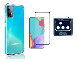 Kit 3 Em 1 Capa + Película 3D + Câmera Para Galaxy A52S - Blance