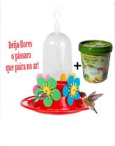 Kit 3 Em 1 Com 2 Bebedouro De Beija-flor Luxo + 1 Néctar